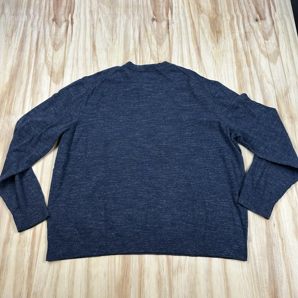 Banana Republic Everyday Sweater Men Sz 2XL XXL Blue Casual Winter Lightweight